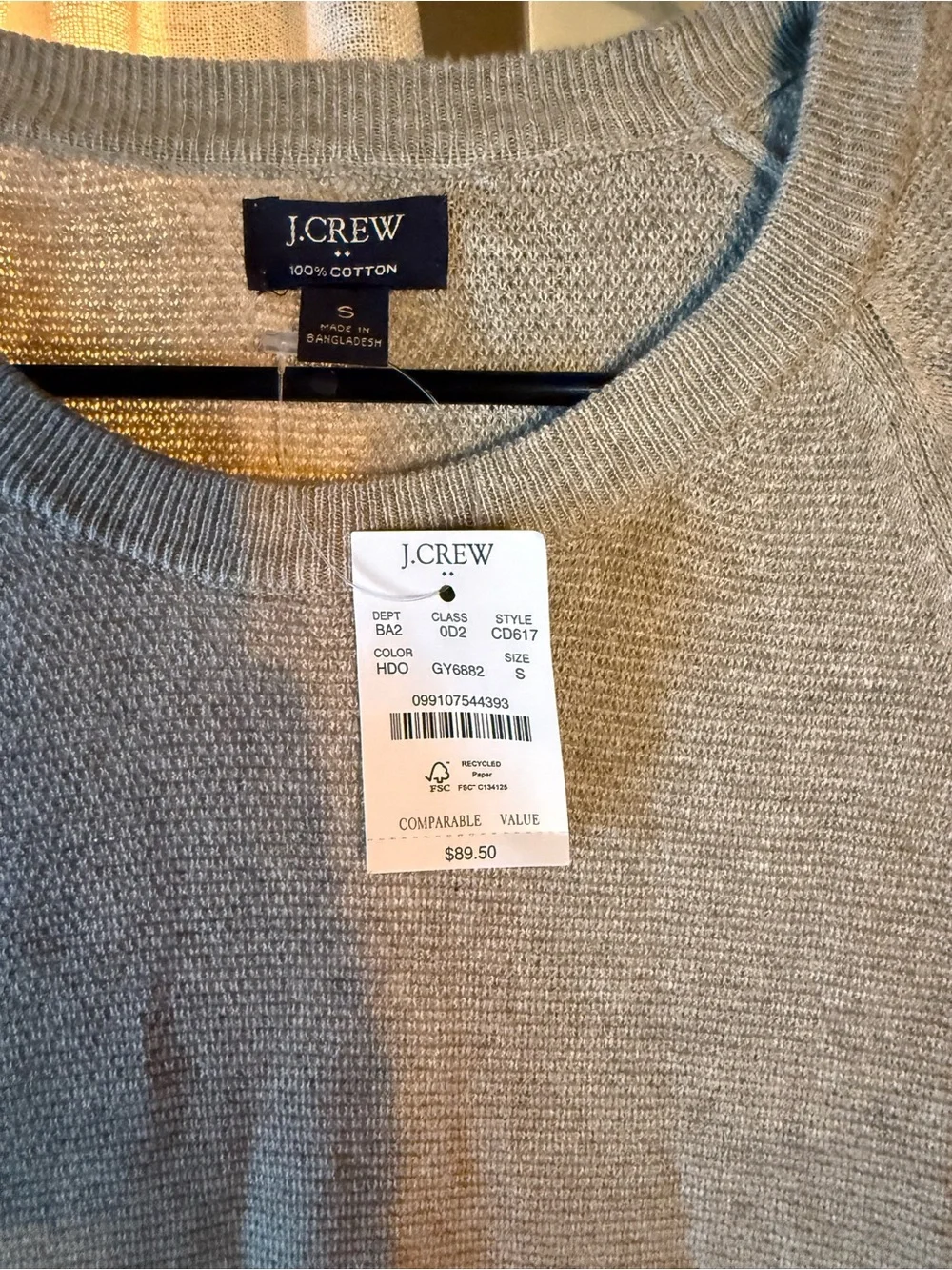 J. Crew soft knit